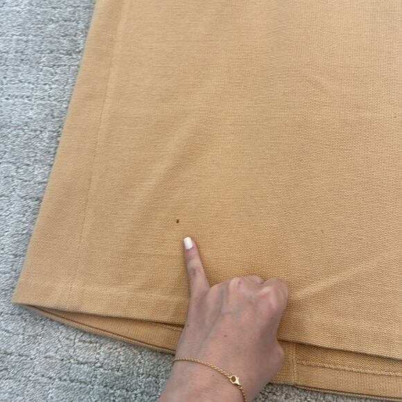 St. John Couture knit long sleeve cardigan dress midi coat khan tan beige - Picture 7 of 11